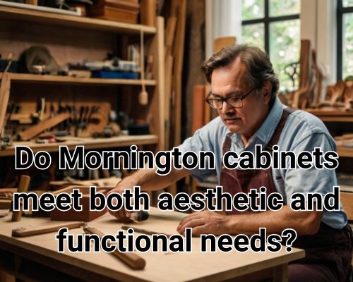 a cabinet maker doing cabinets aesthetically