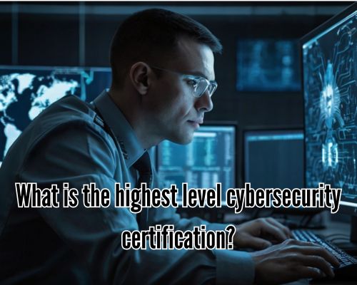a cybersecurity worker in his working premise