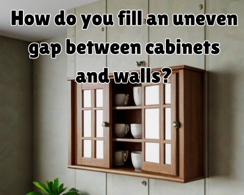 a fixed uneven gap on cabinet